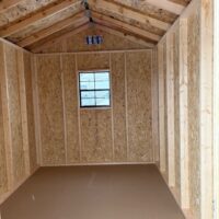 8'x12' Economy Ranch Gable Wood Shed