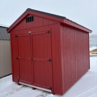 8'x12' Economy Ranch Gable Wood Shed