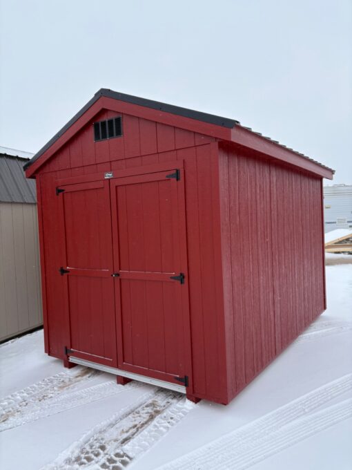8'x12' Economy Ranch Gable Wood Shed