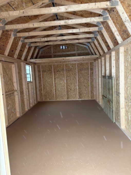 10'x20' Economy High Barn Wood Shed