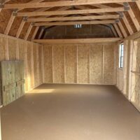 12'x20' Economy High Barn Wood Shed