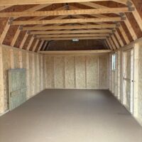 12'x24' Economy High Barn Wood Shed