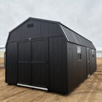 12'x24' Economy High Barn Wood Shed