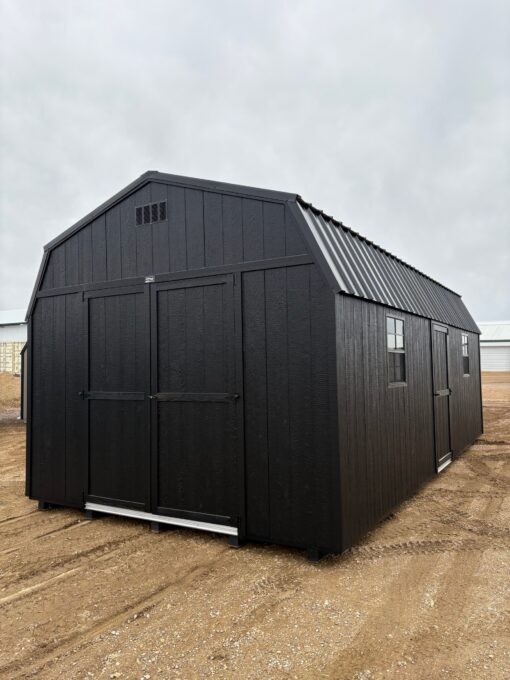 12'x24' Economy High Barn Wood Shed