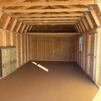 12'x24' Economy High Barn Wood Shed