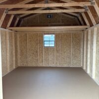 12'x16' Economy High Barn Wood Shed