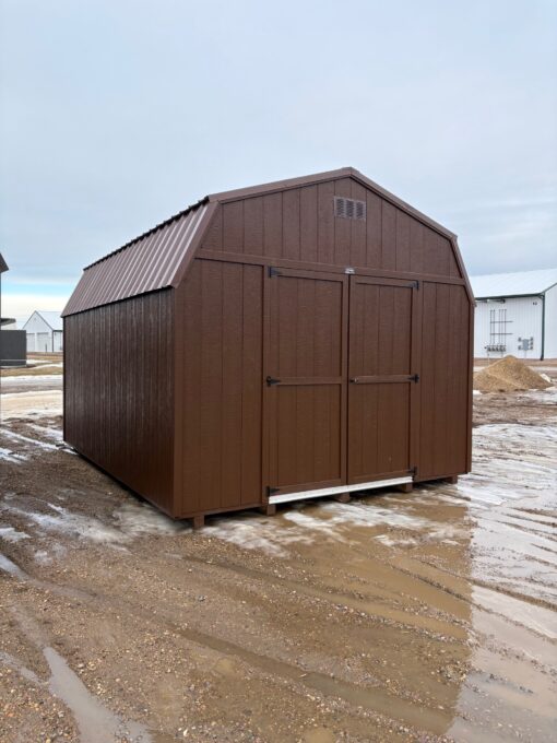 12'x16' Economy High Barn Wood Shed