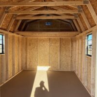 10'x16' Economy High Barn Wood Shed