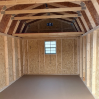 70920-1 10'x16' Economy High Barn Wood Shed