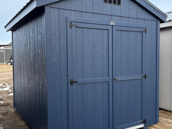 8'x10' Economy Ranch Gable Wood Shed