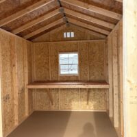 8'x12' Economy Ranch Gable Wood Shed