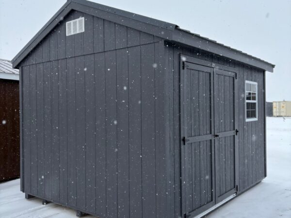 10'x12' Economy Ranch Gable Wood Shed