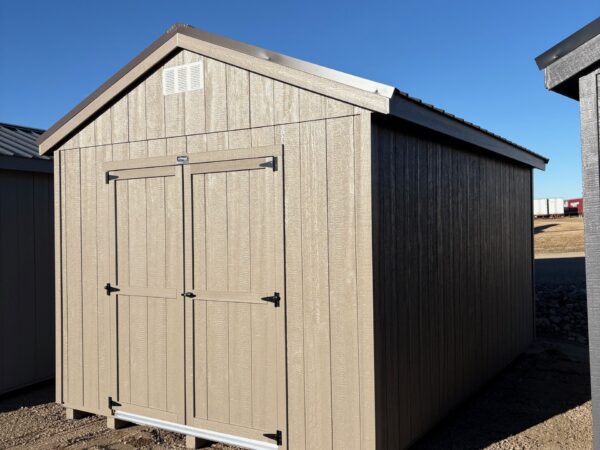 10'x16' Economy Ranch Gable Wood Shed