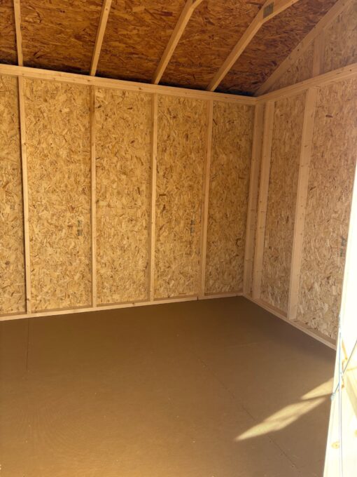 10'x16' Economy Ranch Gable Wood Shed