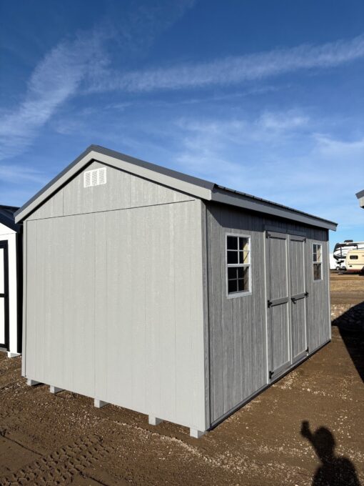 10'x16' Economy Ranch Gable Wood Shed