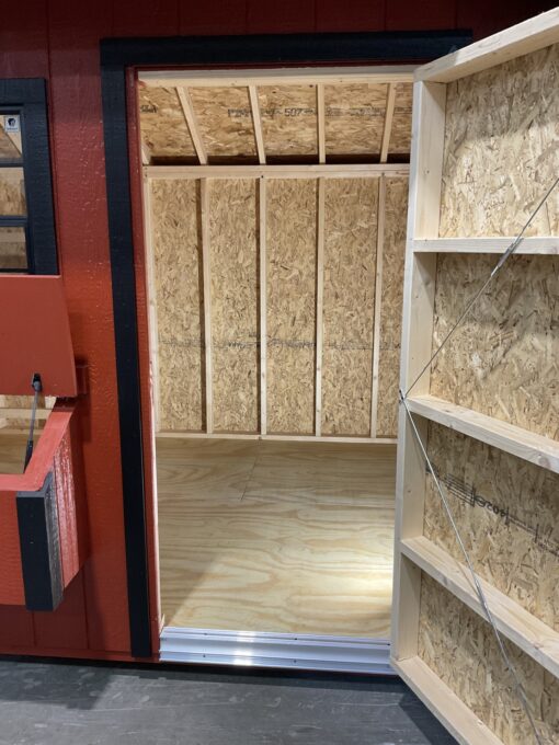 8'x12' Quaker Gable Wood Panel Chicken Coop