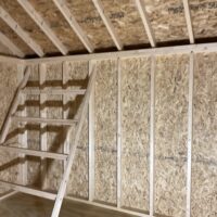 71258-1 8'x12' Quaker Gable Wood Panel Chicken Coop