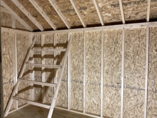 71258-1 8'x12' Quaker Gable Wood Panel Chicken Coop