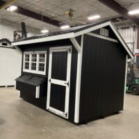 71258 8'x12' Quaker Gable Wood Panel Chicken Coop