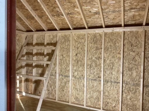 71266-1 8'x12' Quaker Gable Wood Panel Chicken Coop