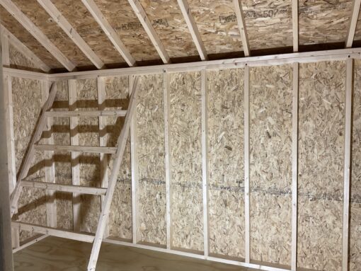 71270-1 8'x12' Quaker Gable Wood Panel Chicken Coop