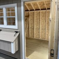 8'x12' Quaker Gable Wood Panel Chicken Coop