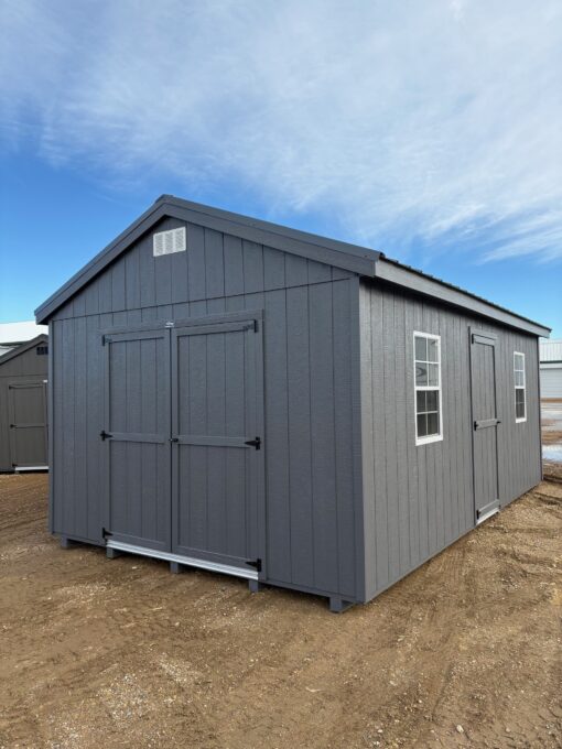 12'x20' Economy Ranch Gable Wood Shed