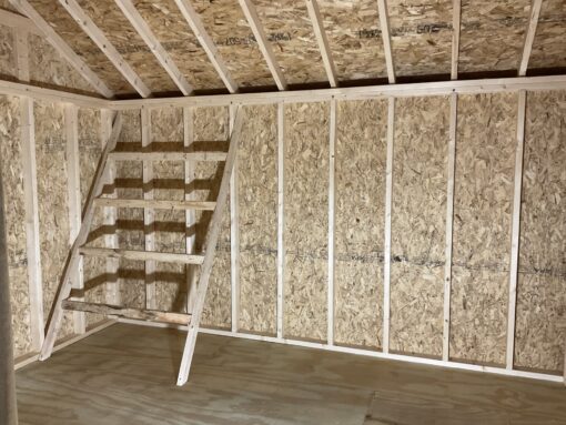 10'x12' Quaker Gable Wood Panel Chicken Coop