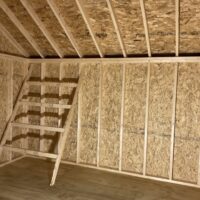 10'x12' Quaker Gable Wood Panel Chicken Coop