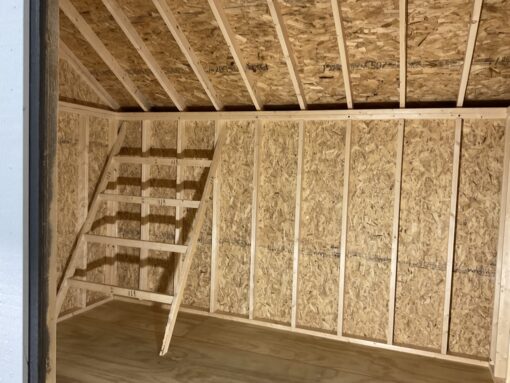 10'x12' Quaker Gable Wood Panel Chicken Coop