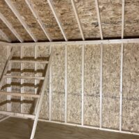 10'x12' Quaker Gable Wood Panel Chicken Coop