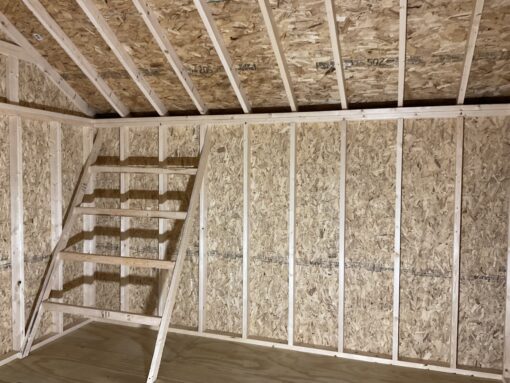 10'x12' Quaker Gable Wood Panel Chicken Coop