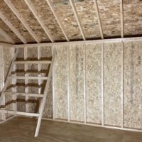 10'x12' Quaker Gable Wood Panel Chicken Coop