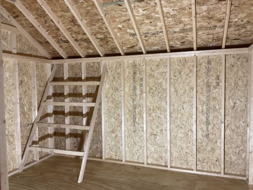 10'x12' Quaker Gable Wood Panel Chicken Coop