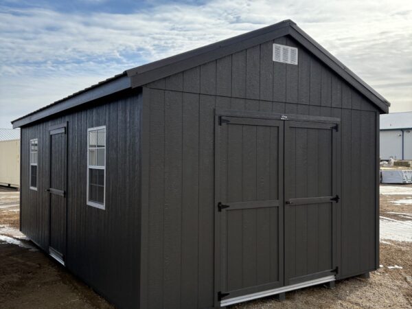 12'x20' Economy Ranch Gable Wood Shed