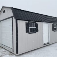 71554 12'x20' High Barn Wood Panel Garage