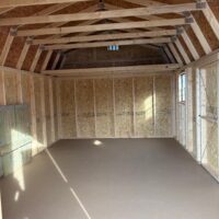 12'x20' Economy High Barn Wood Shed