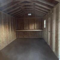 71579-1 10'x20' Economy Ranch Gable Wood Shed