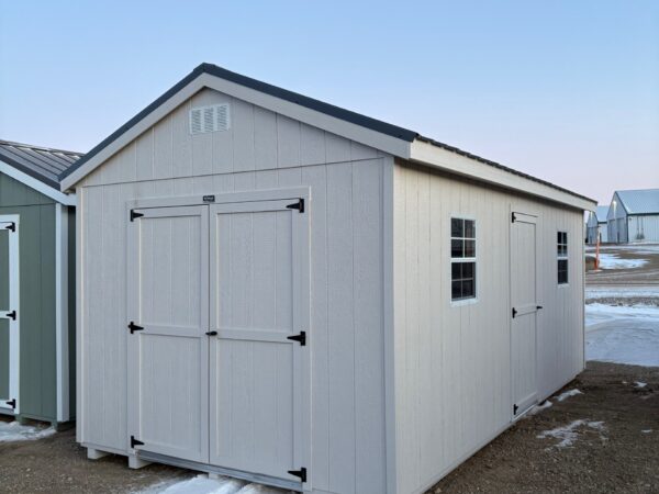 10'x20' Economy Ranch Gable Wood Shed
