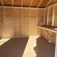 12'x16' Economy Ranch Gable Wood Shed