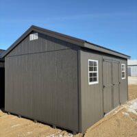 12'x16' Economy Ranch Gable Wood Shed