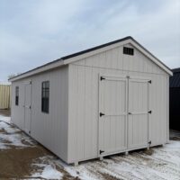 12'x24' Economy Ranch Gable Wood Shed