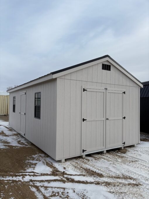 12'x24' Economy Ranch Gable Wood Shed