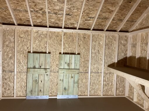 71740-1 10'x12' Quaker Gable Wood Panel Shed