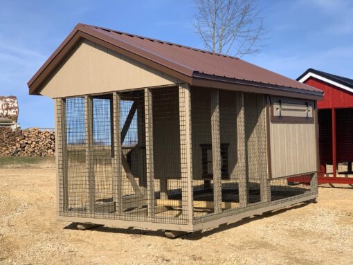7'x12' Quaker Chicken Coop Combo