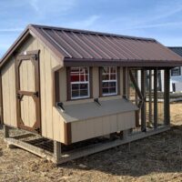 7'x12' Quaker Chicken Coop Combo