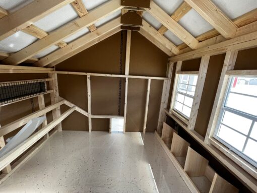 7'x12' Quaker Chicken Coop Combo