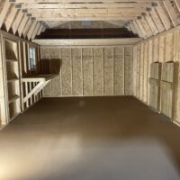 12'x20' High Barn Wood Panel Shed