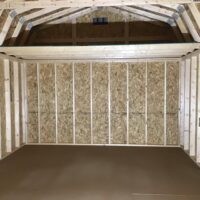 12'x16' High Barn Wood Panel Shed