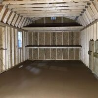 12'x24' High Barn Wood Panel Shed